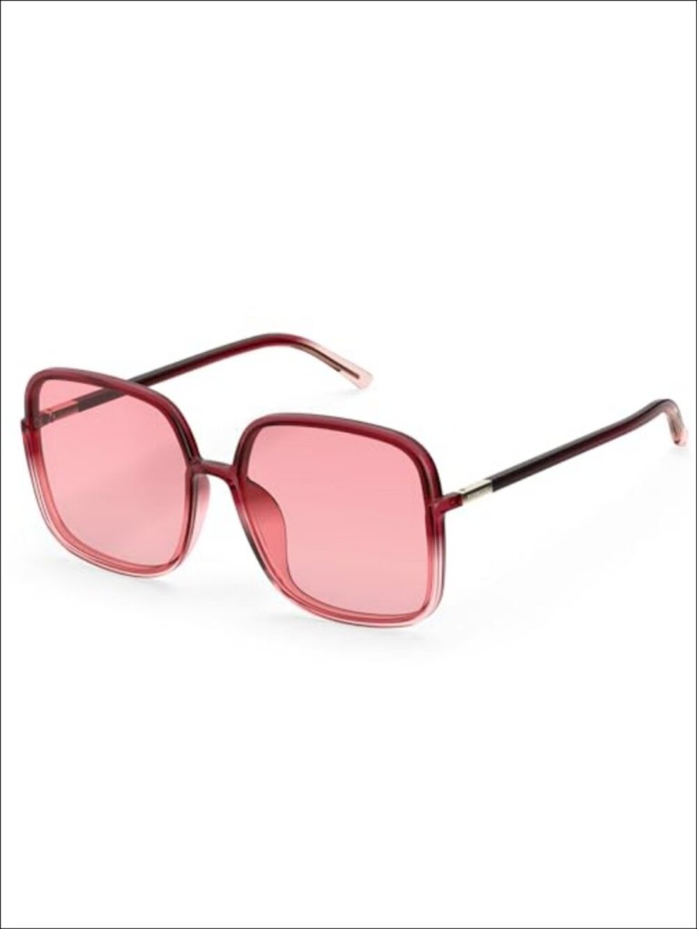 Oversized Square Polarized Sunglasses UV400 Protection Beach Outdoor